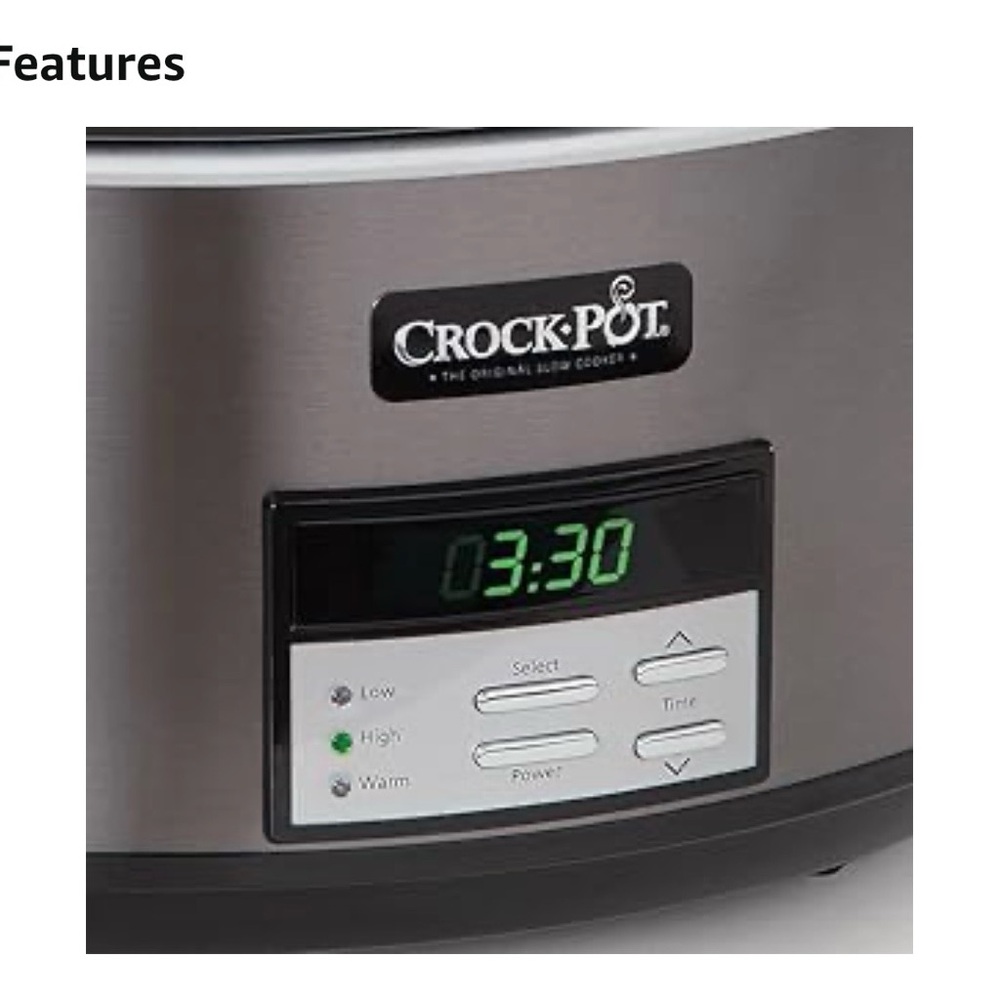 Crock-Pot Stainless Steel Slow Cooker - Picture 3 of 7